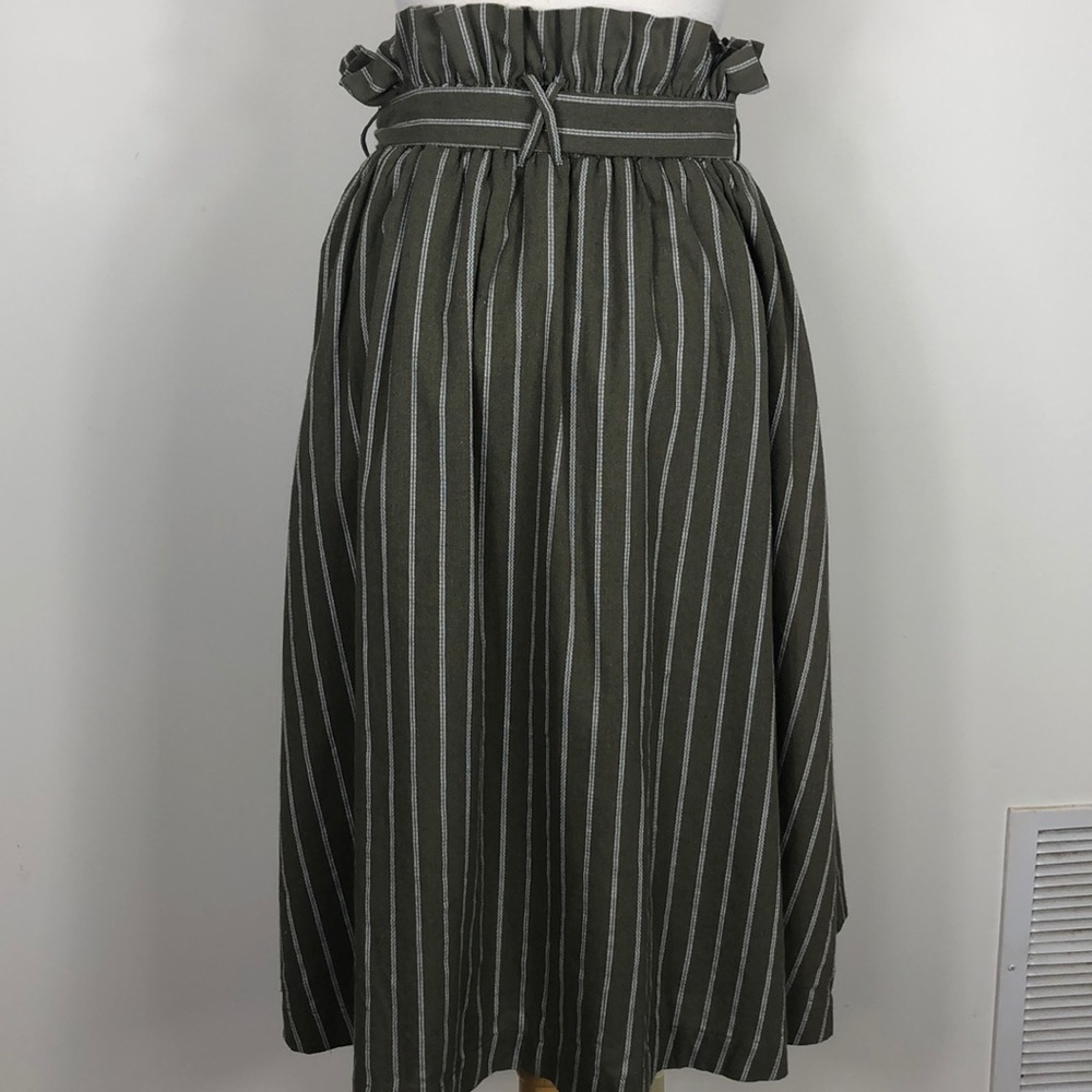 NWT English Factory Striped Midi Skirt - Picture 5 of 8